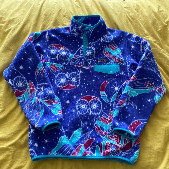 PATAGONIA Limited Edition Owl Synchilla Fleece - Picture 1 of 3